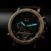 Mechanical Watch Men BOBO BIRD Wooden Automatic Wristwatch Man Fashion Business Auto Date Clock Waterproof Механические часы 3