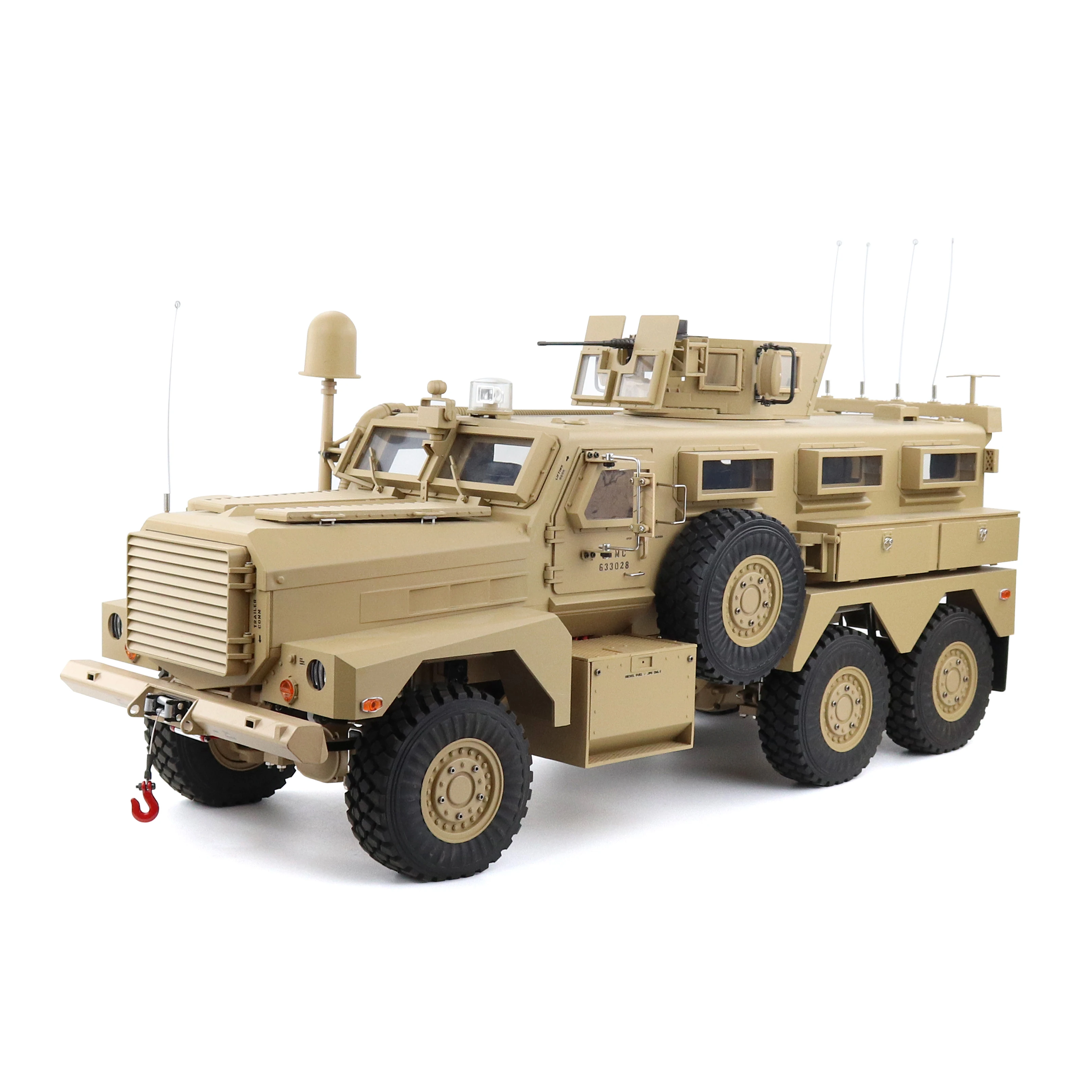 

HG-P602 Pro Cougar 6WD Truck Light Sound Upgraded 16CH 1:12 Simulation 6x6 Explosion-Proof Car With Battery and Charger