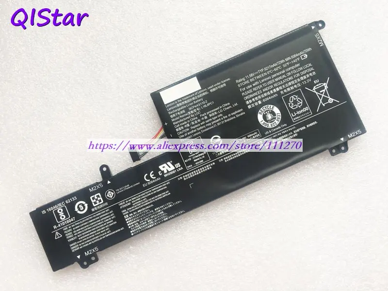 QISTAR 11,58 V 72Wh подлинный L16L6PC1 L16M6PC1 Аккумулятор для ноутбука lenovo Yoga 720-15IKB ноутбук компьютер