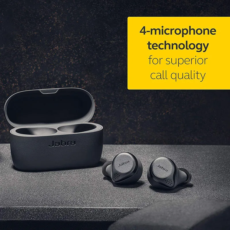 1:1 Jabra Elite-75t Tws настоящая Беспроводная гарнитура Bluetooth 5 1 спортивные