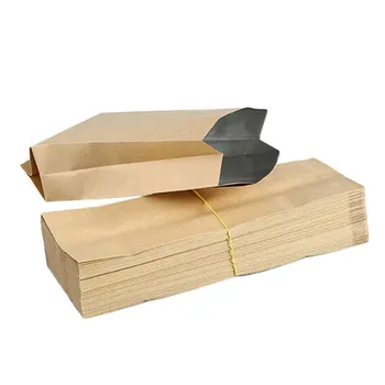 

50 Pcs Kraft Paper Bag Pouch Vintage Small Kraft Paper for gift bags Waterproof Envelope Packaging Gift Candy The Parfume