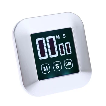 

New Touch Screen Timer Kitchen Baking Countdown Timer Multifunctional LCD Display Timer Stopwatch Alarm Magnetic Kitchen Gadgets