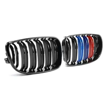 

Car Front Bumper Kidney Grille For BMW E81 E82 E87 E88 118i 125i 1 Series 2008-2013 Glossy Matte Black M Color Racing Grilles