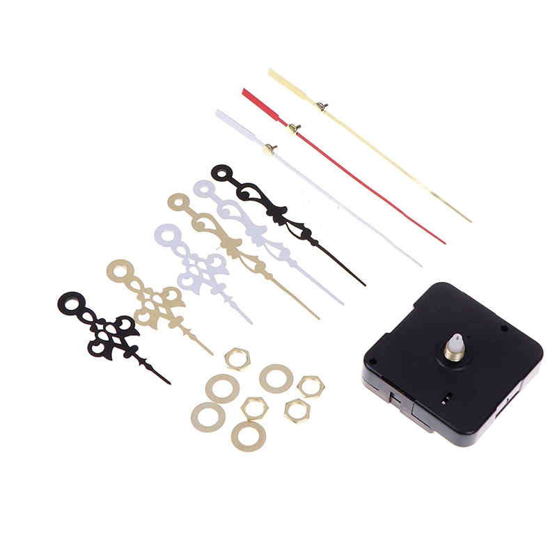 3-color Quartz Clock Repair Parts Wall-mounted Mute Large Moire Pointer Set For Clock Repair Movement