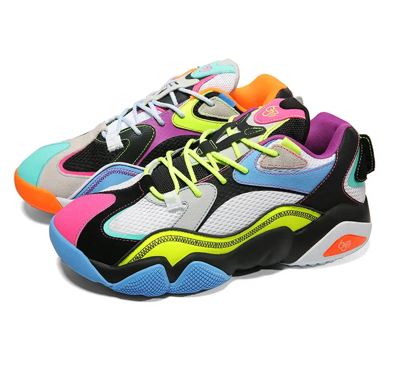 Пик тайчи Мужская баскетбольная Культовая обувь модные ретро кроссовки дышащая повседневная легкая обувь спортивная обувь с подушками