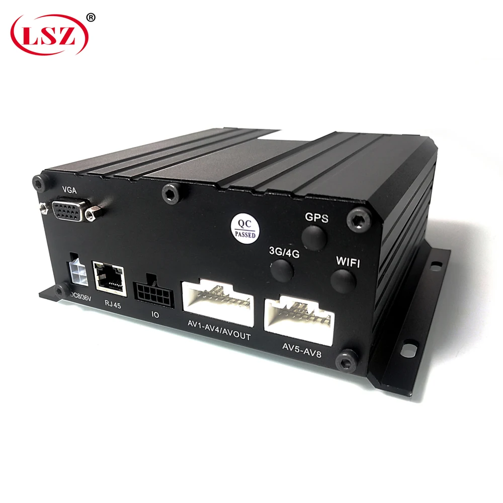 LSZ Support analog video input 1080P HD 8-channel mobile dvr hard disk recorder