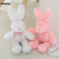 23 см милая кукла-кролик Пасхальная игрушка плюшевые милые животные Розовый Белый Кролик Кукла Детская игрушка свадебный подарок девушка