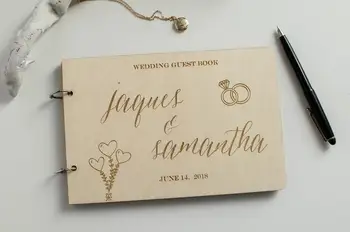 

Wooden-Wedding-Guest-Book-Personalized-Custom-Guest-Book-for-Wedding-Husband-and-Wife-wedding-guest-book
