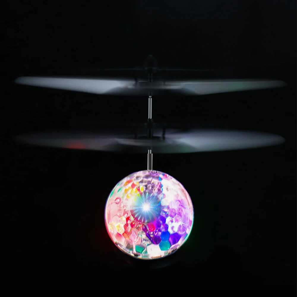 Colorful Mini Induction aircraft Drone Shinning LED RC drone Flying Ball Helicopter Ball Induction dron Quadcopter kids toys