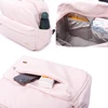 Soboba Fashionable Plaid Pink Diaper Bag for Mommies Large Capacity Well-Organized Space Maternity Backpack for Strollers 5