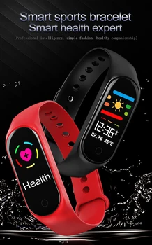 

M3s Color Screen Smart Bracelet Touch Screen Fitness Tracker Sports Bracelet Blood Pressure Bluetooth Smart Health Bracelet