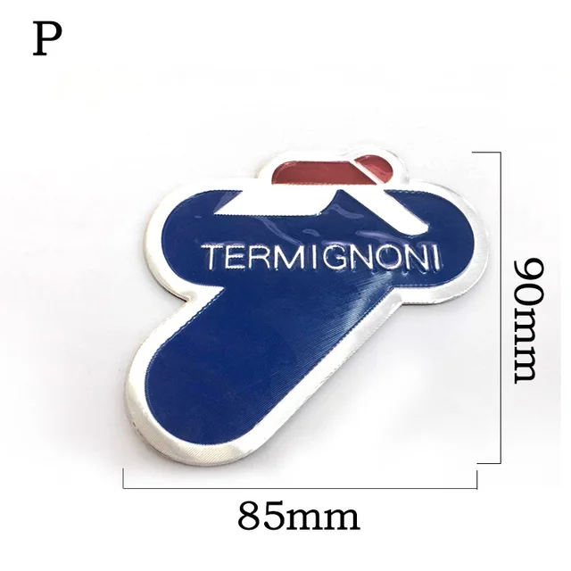 3D Aluminum Heat-resistant Motorcycle Exhaust Pipe Decal Sticker For Scorpio Two brothers Scorpio Arrow Leovince moto Sticker P