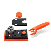 HiMISS из шаблона для отверстий под косой 6/8/10/12 мм Doweling джиг комплект Плотницкие локатор отверстие направитель сверла DIY Деревообрабатывающие инструменты с коробкой