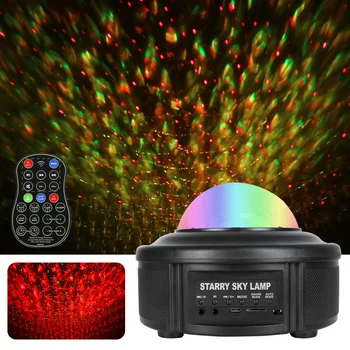 

New colorful Star Led Night Light Romantic Projection Lamp Bluetooth Voice Control USB Player Music Birthday Gift