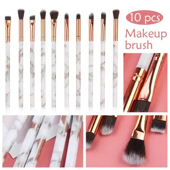 

10Pcs Professional Makeup Brushes Set Powder Foundation brush Concealer Eye shadow Lip Blending Cosmetic Brushes