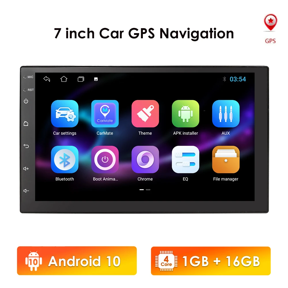 Автомобильный GPS-плеер универсальная Автомагнитола на android 10 7 дюймов для Nissan