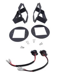 Supports de montage de phare antibrouillard LED, accessoires de voiture pour Jeep Wrangler JK 2010 – 2018 