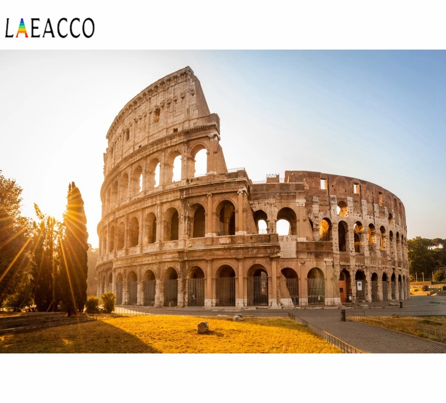 Виниловый Фотофон Laeacco Colosseum фоны для фотосъемки индивидуальный постер декор