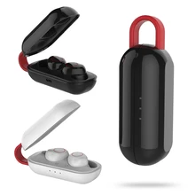 Портативный Bluetooth с сенсорным управлением 5,0 подвеска наушник с подключенным всплывающим зарядным устройством 3D стерео беспроводные наушники мини гарнитура