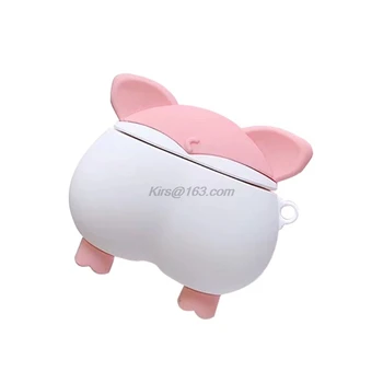 

Cute Pig Butt Pattern Protective Case Soft Silicone Cover Shell for Airpods 1/2