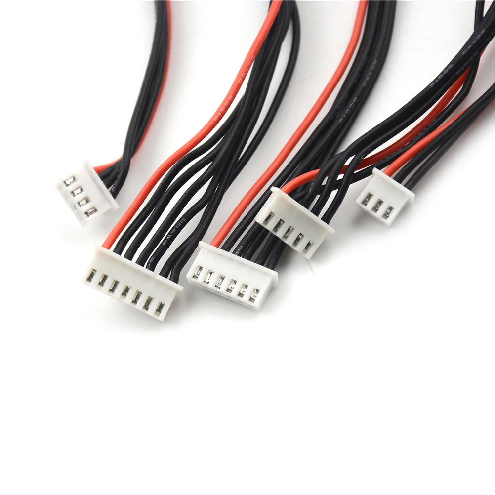 НОВЫЙ 200 мм 2S 3S 4S 5S 6S1P баланс Зарядное устройство кабель 22 AWG силиконовый провод 600V