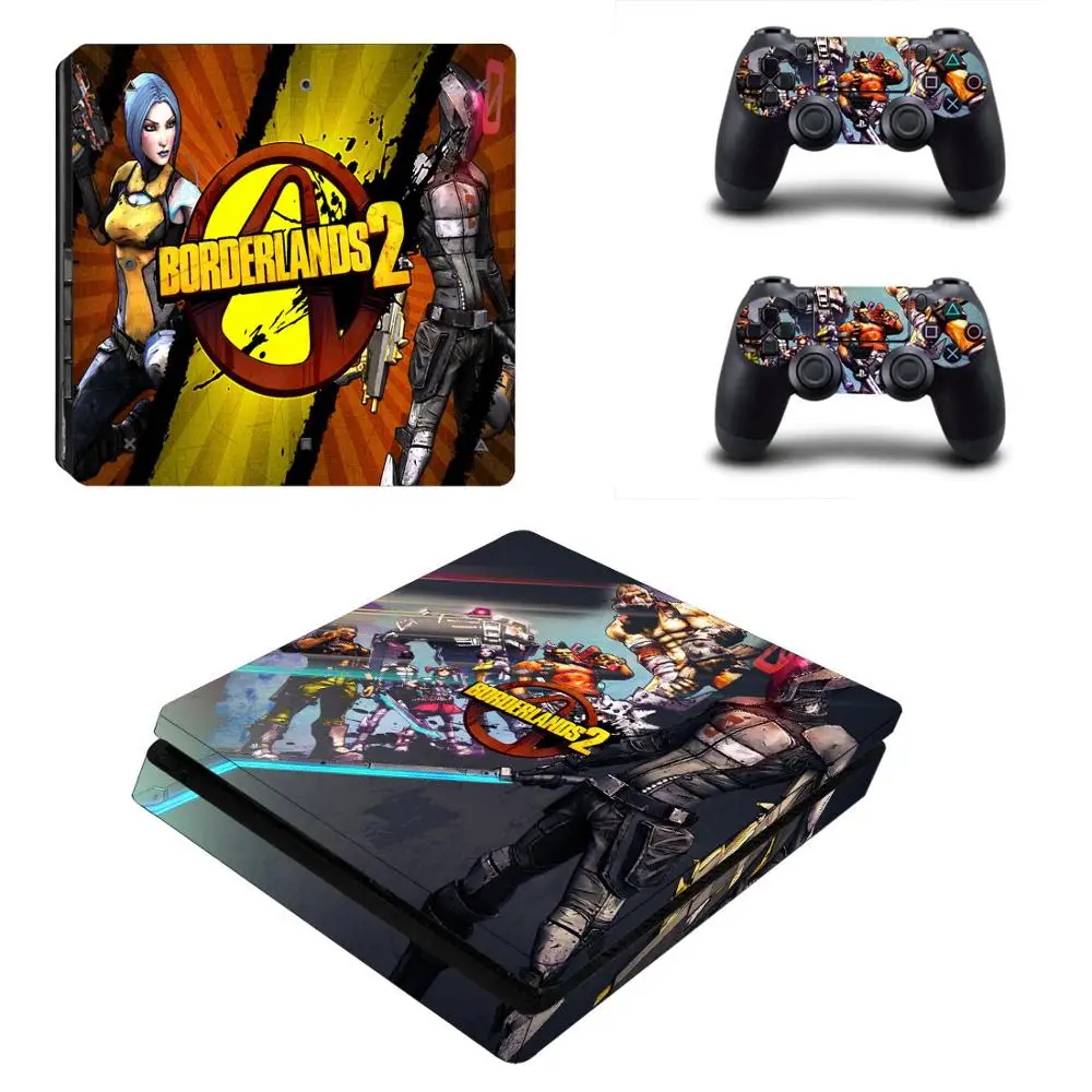 PS4 Slim borderland 2 наклейки s PS 4 Play station 4 Slim Skin Наклейка Pegatinas для playstation 4 Slim консоль и контроллер - Цвет: YSP4S-2890