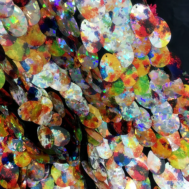 Симфония Алмаз BLING лазерная ткань с блестками для вышивки для лоскутное дизайнерское платье своими руками сетчатая ткань с блестками Tissus Австралийский метр