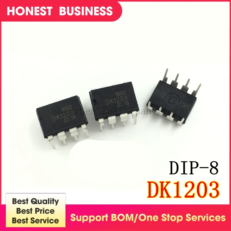 10PCS/lot DK1203 line instead of THX203 DIP8 Management IC DK new original In Stock | Электроника