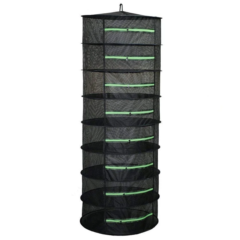 Storage Insect Proof For Plants Folding Practical Hanging Basket Multi Layer Home With Zipper Herb Drying Rack Decoration Bag