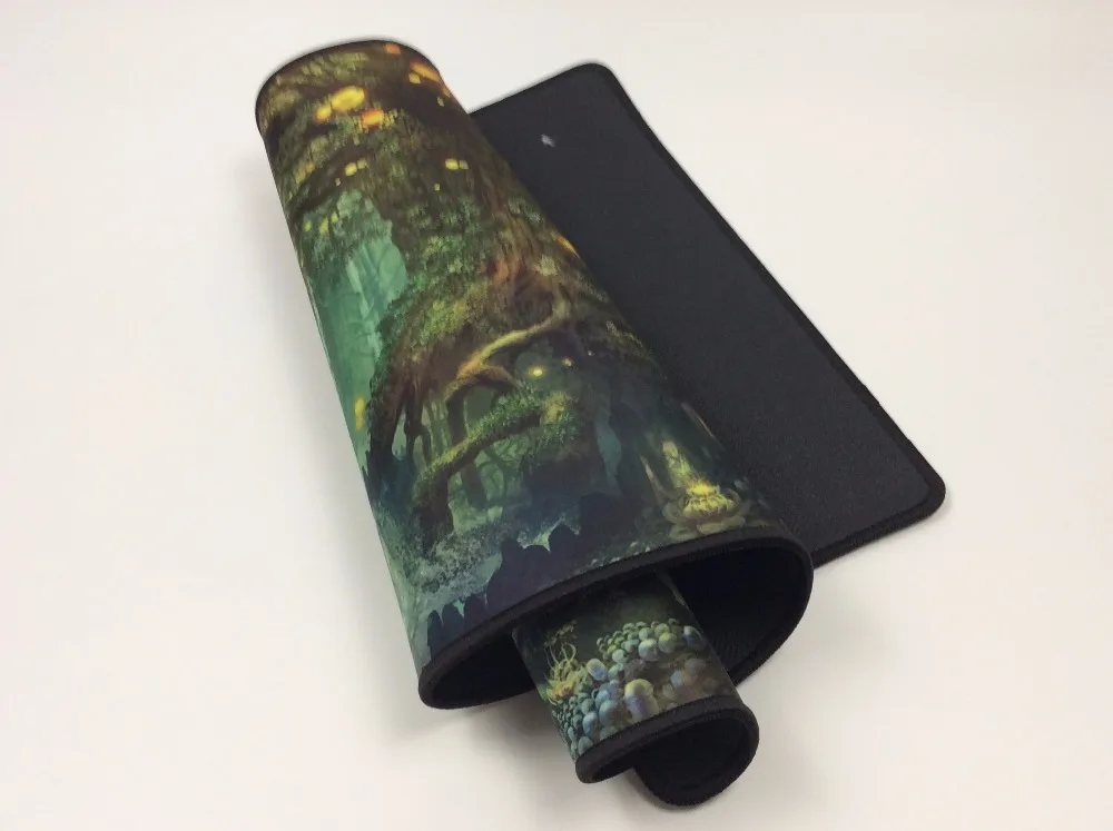 DIY Custom Landscape Tree Large 900*400*2mm Gaming MousePad Mat Locking Edge Thicker PC Anti-slip M