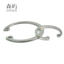 LUChang 50 шт. 304 нержавеющая сталь cirстопорное кольцо для отверстия C типа стопорное кольцо внутренние карты Пружинные отверстия