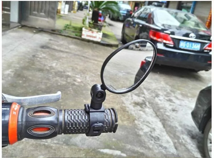 Bicycle Rearview Mirror Bicycle Mirror Wide-angle Convex Mirror Flat Rearview Mirror Riding Safe Rear View Mirror