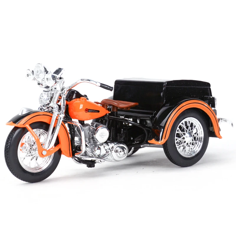 Maisto 1:18 1947 Servi-voiture moto sidecar moulé sous pression en alliage moto modèle jouet