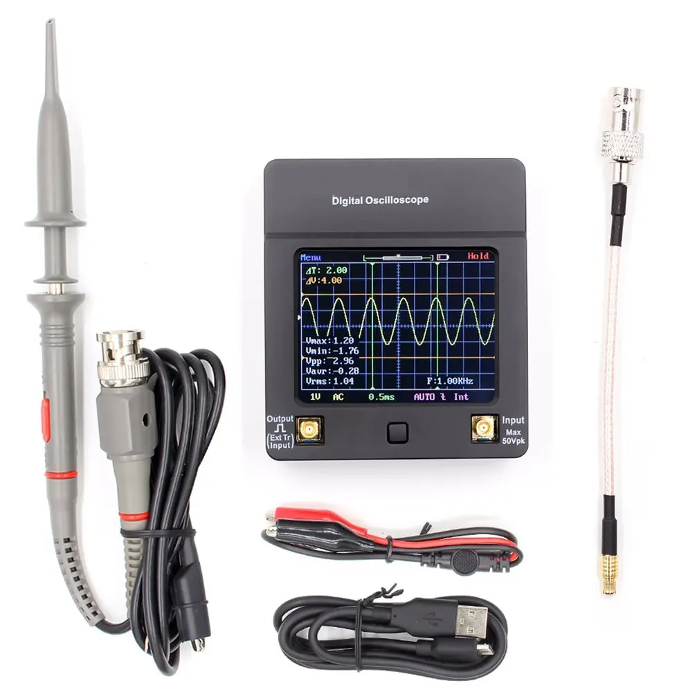 DSO112A Portable DSO 112A TFT Mini Digital Oscilloscope Touch Contact Screen USB Interface 2MHz 5Msps | Инструменты