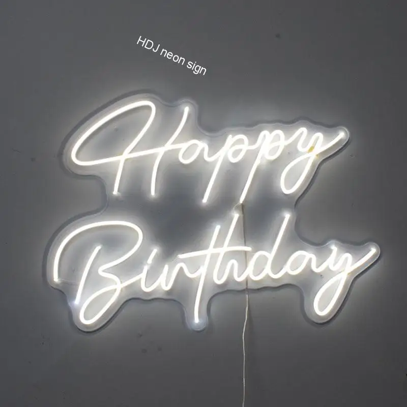 Normal Noroeste píldora Letrero de neón LED para decoración de feliz cumpleaños, pantalla  personalizada adecuada para el hogar, restaurante, cafetería, fiesta,  regalo de luz para pared|Bombillas y tubos de neón| - AliExpress