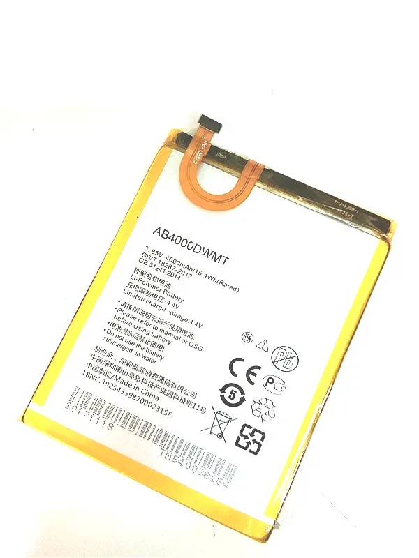 Westrock High Quality AB4000DWMT AB4000DWMV 4000mAh Battery for PHILIPS Xenium X596 CTX596 Phone | Мобильные телефоны и