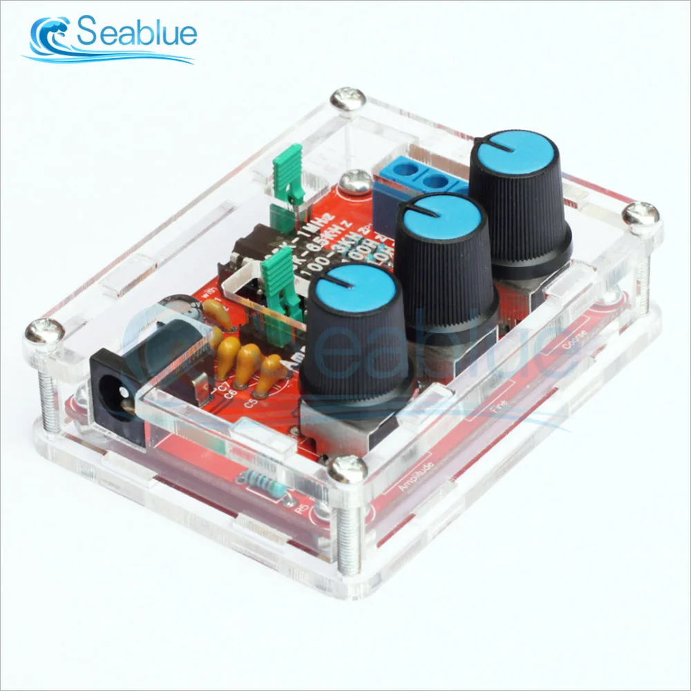 XR2206 1Hz-1MHz Function Signal Generator DIY Kit Sine/Triangle/Square Output Signal Generator Adjustable Frequency Amplitude