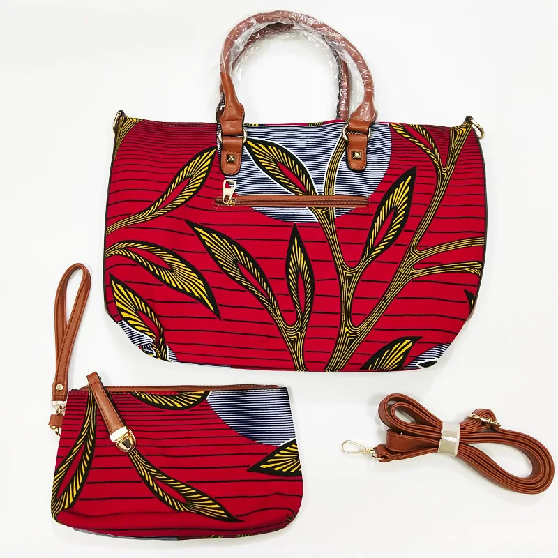 Дашики модные Африканские Восковые сумки наборы Анкара восковая Сумочка африканская восковая Ткань сумка для леди