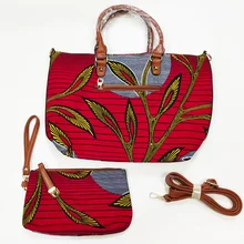 Дашики модные Африканские Восковые сумки наборы Анкара восковая Сумочка африканская восковая Ткань сумка для леди