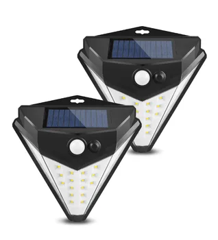 

38 SMD LED Solar Light Outdoor Waterproof 4-side Solar Sunlight Powered Lamp PIR Motion Sensor Wall Light for Garden Decor