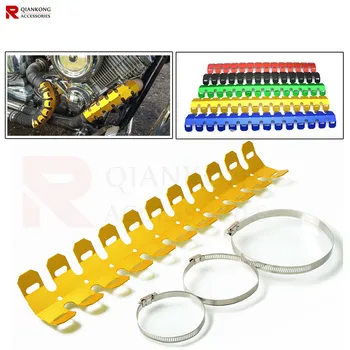 

For YAMAHA WR250F WR250R WR250X WR250Z WR200 490/252mm Motorcycle Exhaust Muffler Pipe Heat Shield Cover Guard WR 250 F X R Z