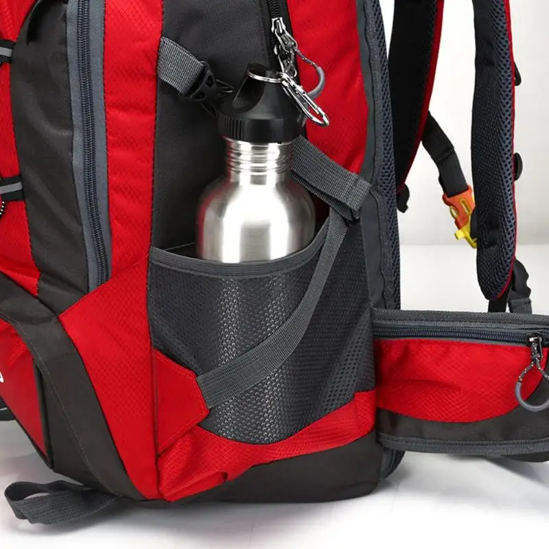 Outdoor Camping Backpack 45L Nylon Sports Riding Backpacks Large Rucksack Climbing Knapsack Travel Package Knapsack Bags