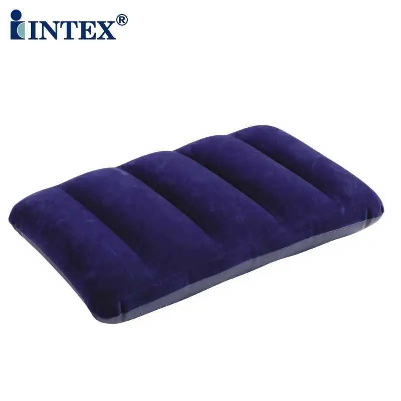 

INTEX 68672 Single Person Flocked Inflatable Pillow Neck Pillow Travel Pillow Camping Pillow Adult Pillow