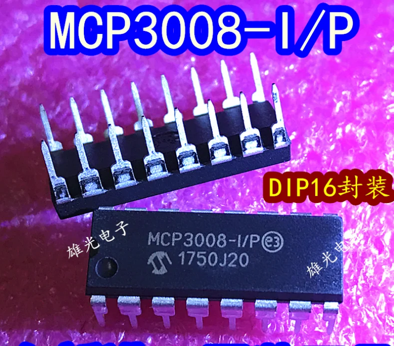 

Mxy 1 шт./лот MCP3008 DIP16 MCP3008-I/P DIP-16 DIP