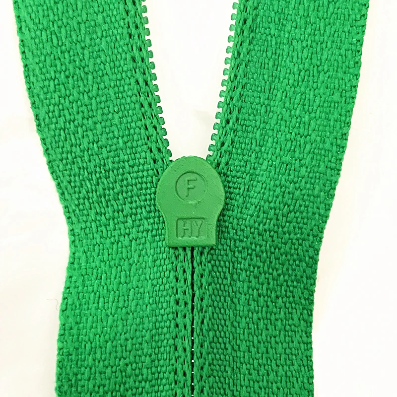 10pcs 10-60cm (4inch-24 Inch) Nylon Coil Zippers Tailor Sewer Craft Crafter's  (20 colors)