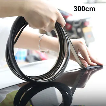 

Exterior Black Car Sealing Strips Sticker Dustproof Waterproof Sound Insulation Auto Window Gap decor Car Seal Strip Protector
