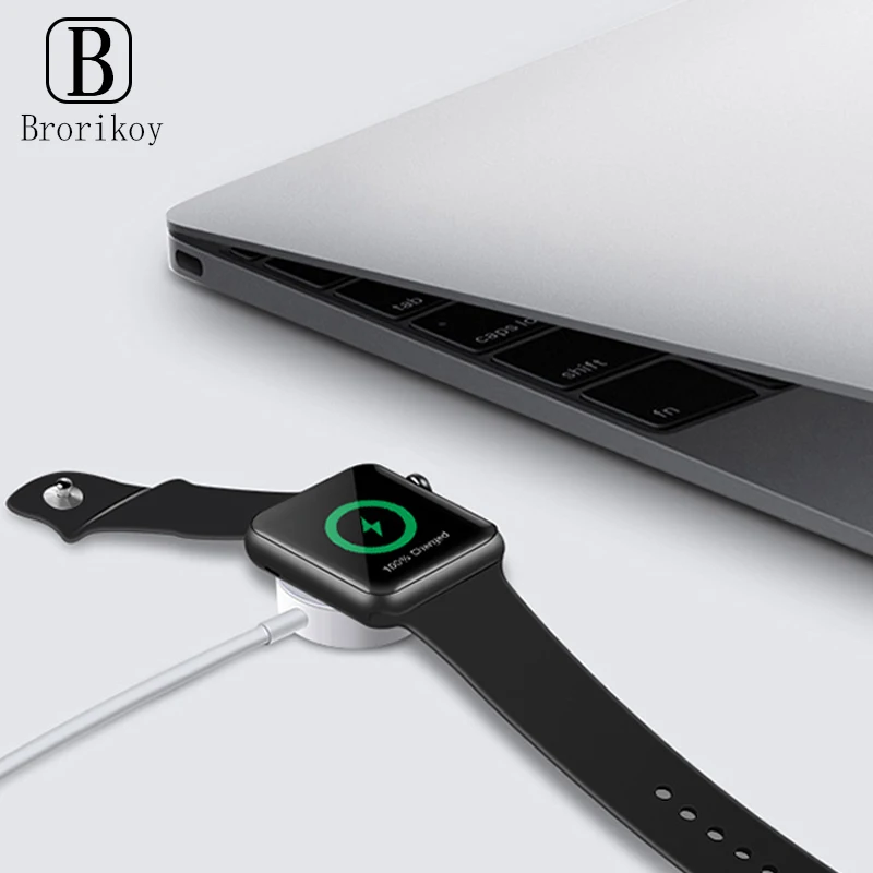 Зарядное устройство для Apple Watch быстрая Беспроводная зарядка для i Watch Series 1 2 3 4 USB Магнитная Беспроводная зарядка 3,3 футов/1 метр Кабель