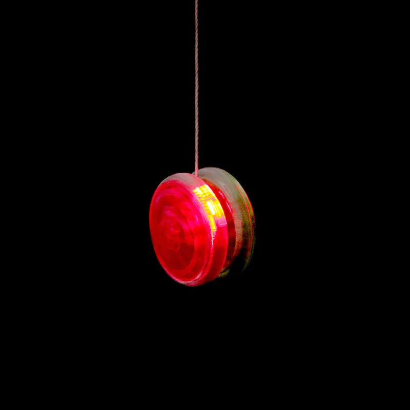 New LED Flashing Yoyo Classic Kids Toys Magic Yoyo Spin Plastic Bearing with Spinning String Toys for Children