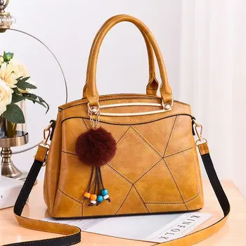 

High Quality Winter New Female's Bags PU One-shoulder Messenger Handheld 2019 Fashion Styling Business Women's Bags