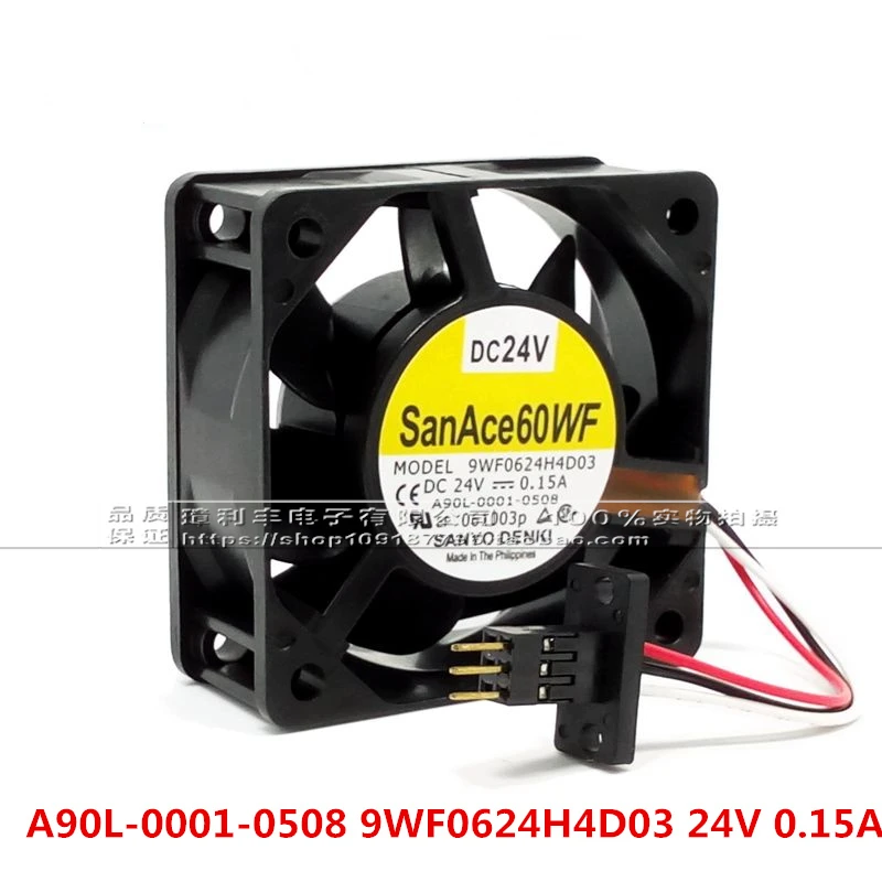 Новый A90L-0001-0508 9WF0624H4D03 24 в 6 см 6025 FANUC системный вентилятор с оригинальной трехконтактной вилкой (art.: 7a2e8e0ae) - 7a2e8e0ae